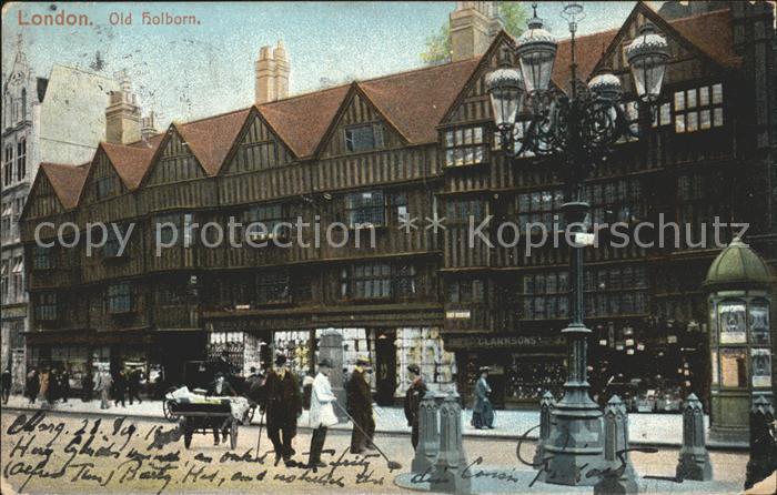 London Old Houses Holborn