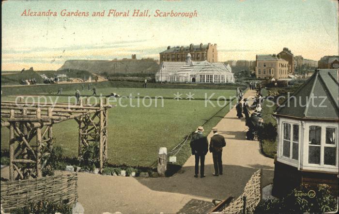 Scarborough UK Alexandra Gardens and Floral Hall