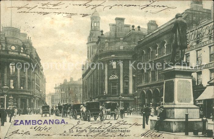 Manchester St Ann's Square Memorial Kutsche