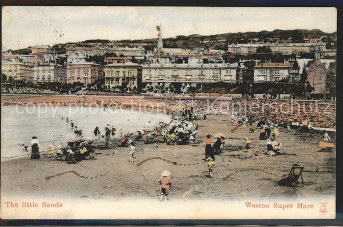 Weston-super-Mare North Somerset The little Sands Beach