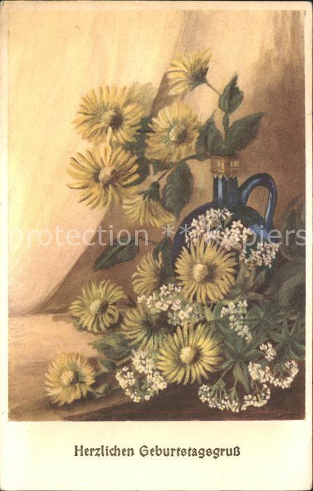 Geburtstag Margeriten Vase