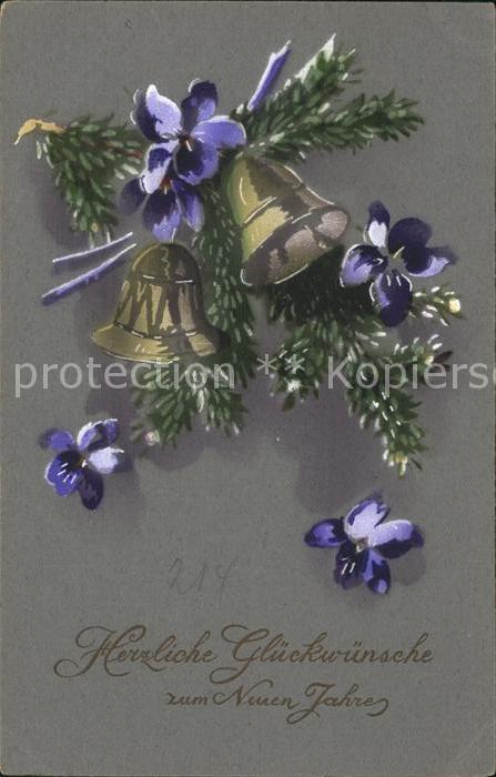 Kirchenglocke Churchbell Cloche Eglise Veilchen Neujahr