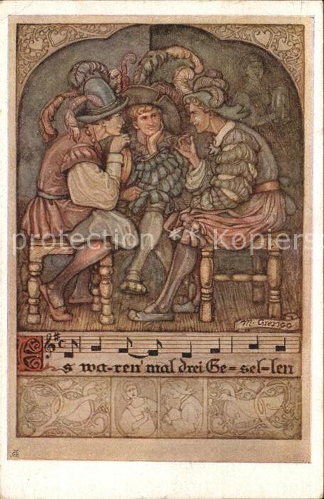 Verlag Schulverein Nr. 1254 Es waren mal drei Gesellen