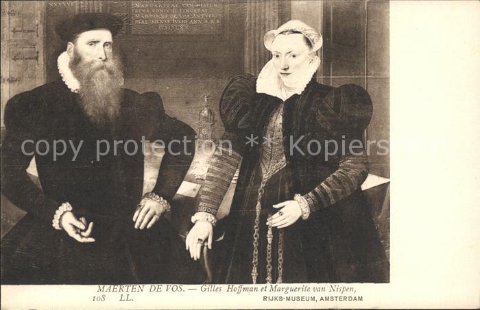 Kuenstlerkarte Maerten de Vos Gilles Hoffman Marguerit