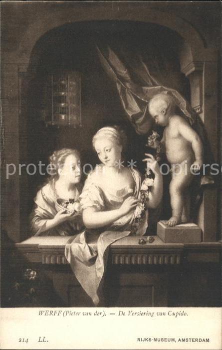 Kuenstlerkarte Pieter van der Werff De Versiering van