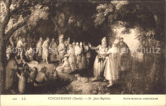 Kuenstlerkarte David Vinckeboons St. Jean-Baptiste Nr.