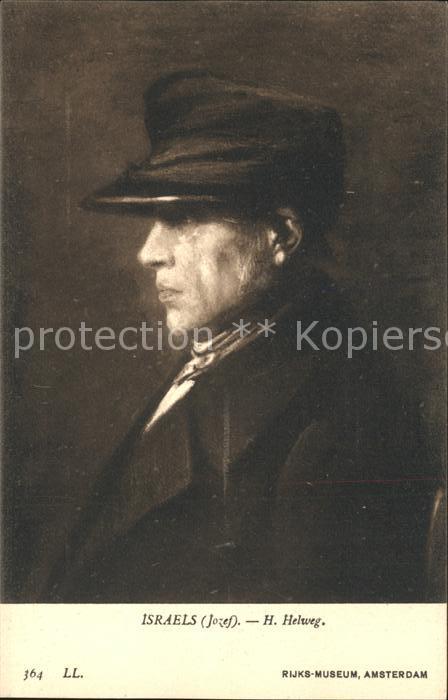 Kuenstlerkarte Jozef Israels H. Helweg Nr. 364