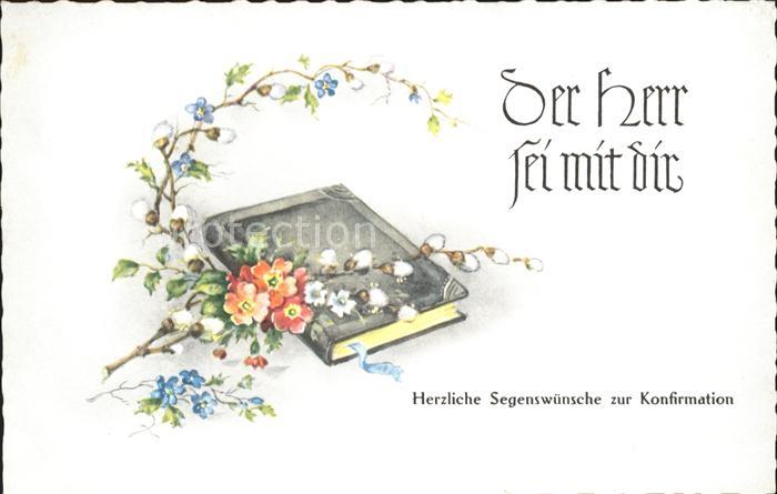 Konfirmation Primeln Weidenkätzchen Vergissmeinnicht
