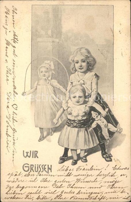 Kinder Child Enfants Seilspringen Puppe