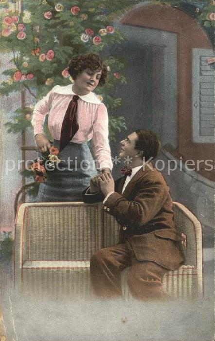 Poesie Paar Rosen