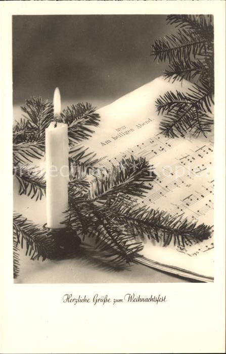 Weihnachten Kerze Lied Notenblatt Foto-Amag-Nr. 68660