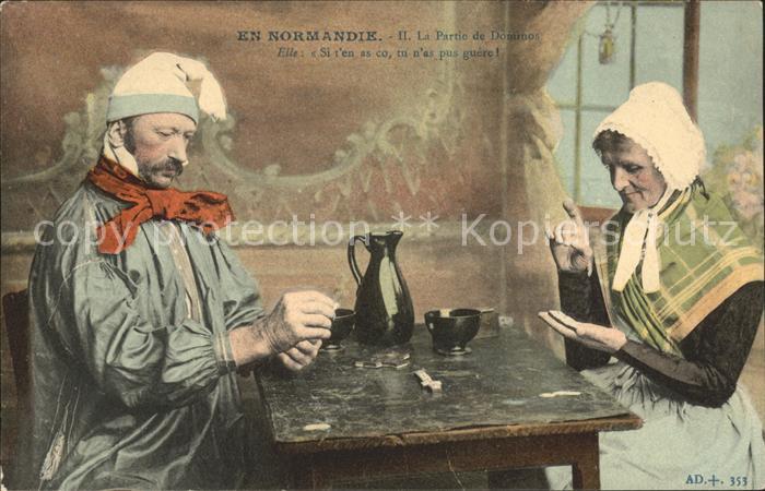 Gesellschaftsspiele Domino En Normandie