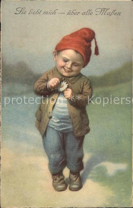 Kinder Child Enfants Zipfelmuetze Gaensebluemchen