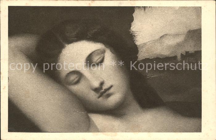 Verlag Ackermann Kuenstlerpostkarte Nr. 2740 Giorgione Venus