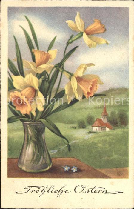 Ostern Easter Paques Narzissen