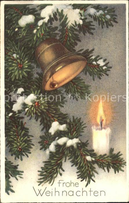 Kirchenglocke Churchbell Cloche Eglise Kerze Weihnachten