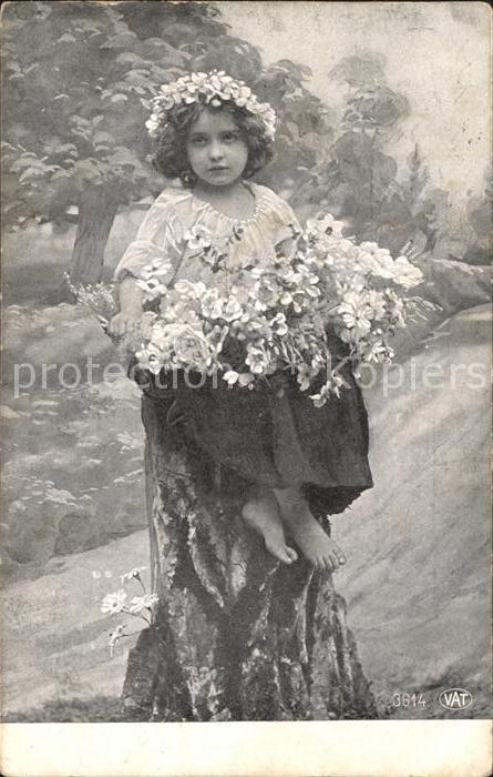 Kinder Child Enfants Blumen Verlag-VAT-Nr. 3614