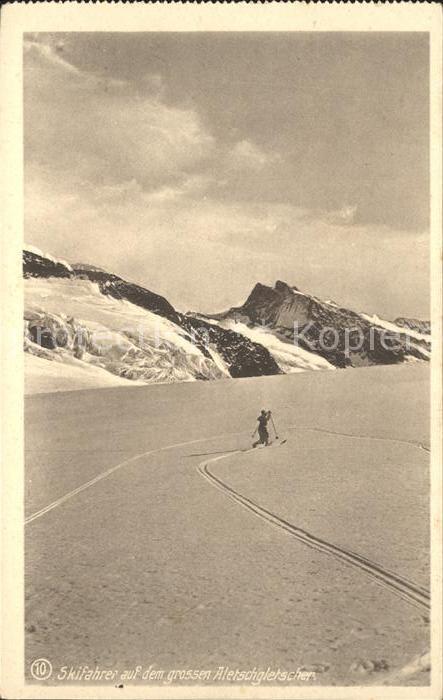 Skifahren Aletschgletscher