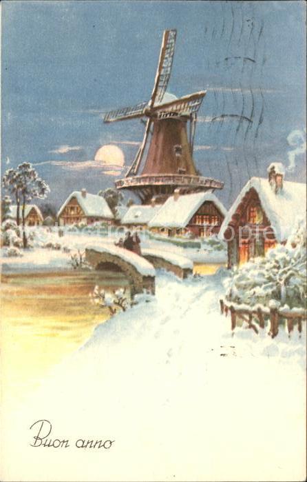 Windmuehle Neujahr