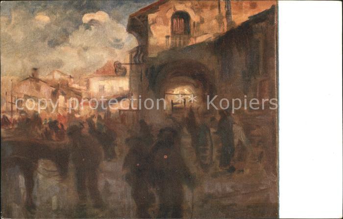 Kuenstlerkarte V. A. Cargnel La Sagra di S. Valentino Nr. 1053