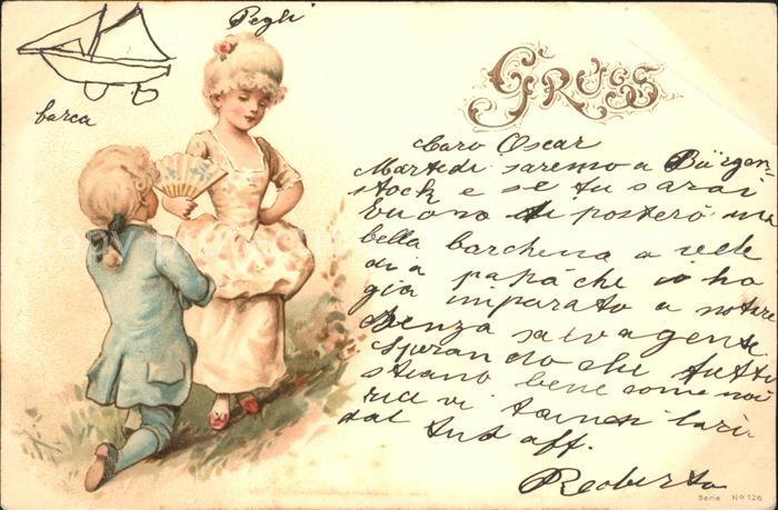 Faecher Mode Fan Eventail Abanico Ventag Kinder Barock
