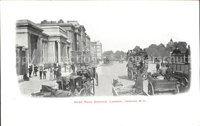 London Hyde Park Corner Pferdekutschen