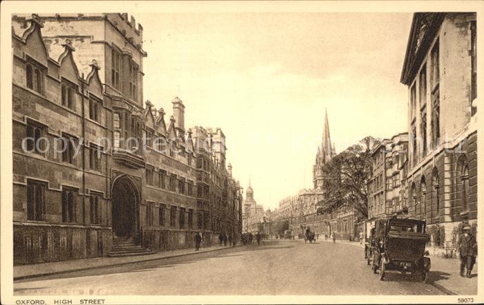 Oxford Oxfordshire High Street