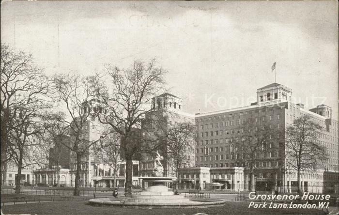 London Grosvenor House Park Lane Monument