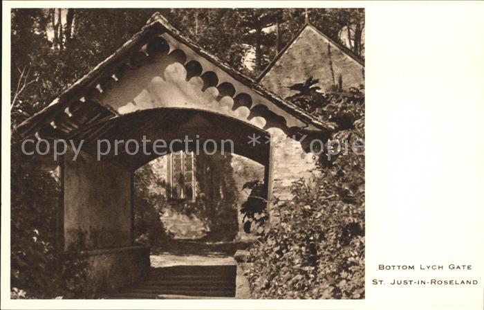 St Just in Roseland Bottom Lych Gate Church