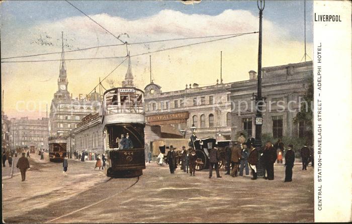 Liverpool Central Station Ranelagh Street Adelphi Hotel Tramway