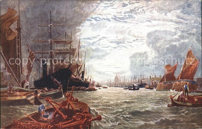 London The Pool of London Painting by Vicat Cole Tate Gallery