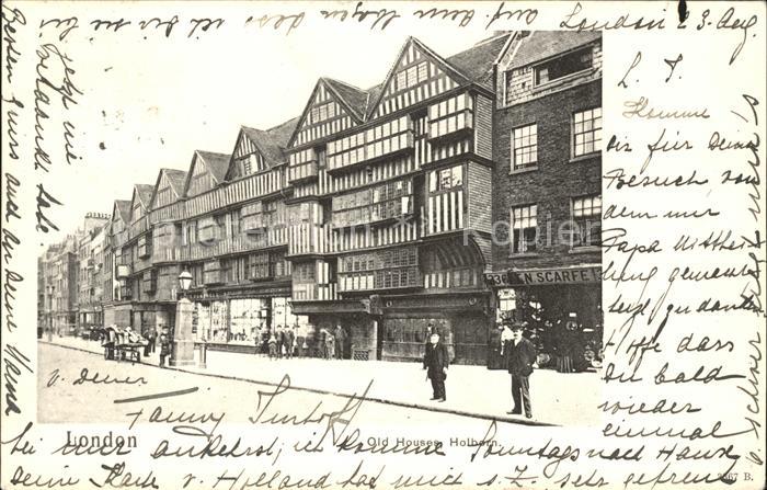 London Old Houses Holborn