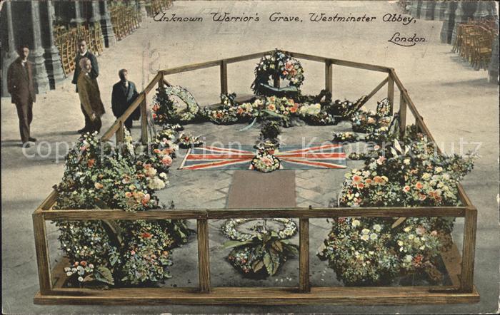 London Unknown Warrior's Grave Westminster Abbey