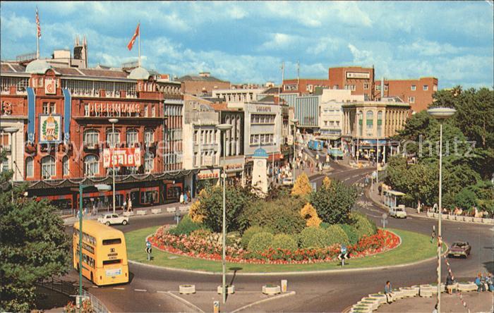 Bournemouth The Square Doppeldeckerbus