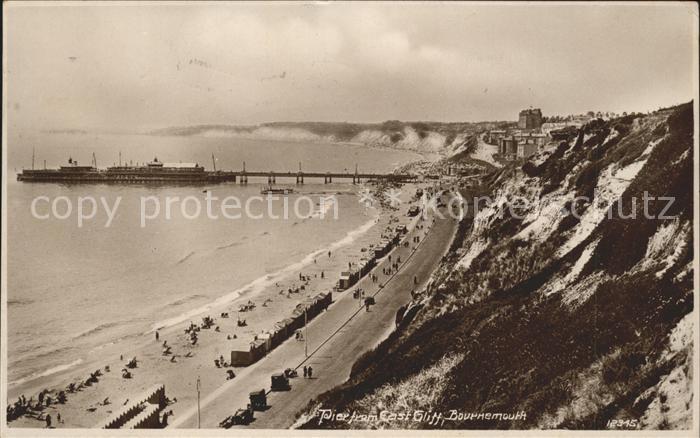 Bournemouth Pier from East Cliff Beach