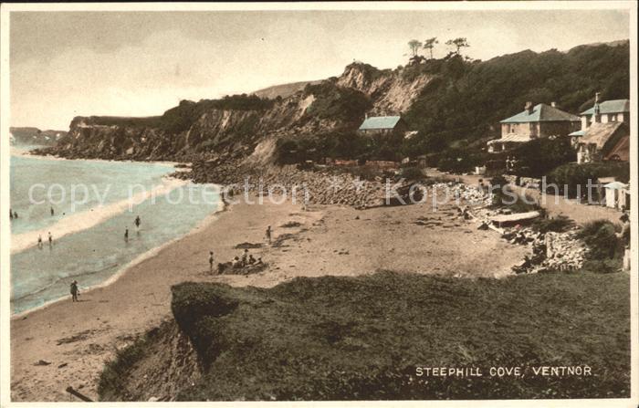 Ventnor Isle of Wight Steephill Cove Beach