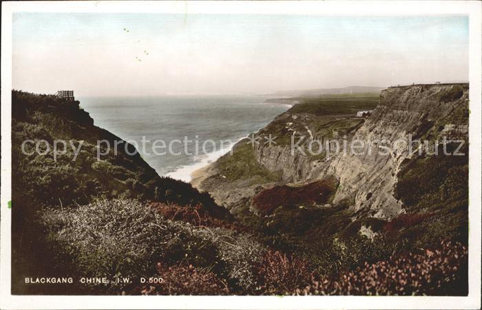 Isle of Wight UK Blackgang Chine Kuestenlandschaft