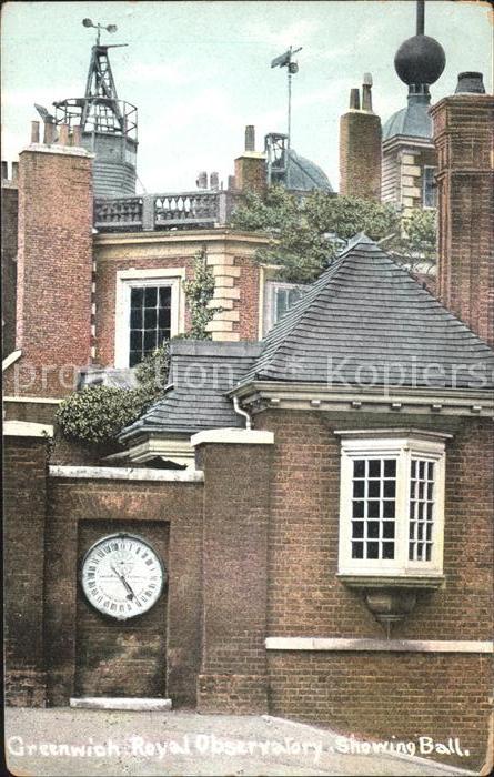 Greenwich London Royal Observatory showing Ball