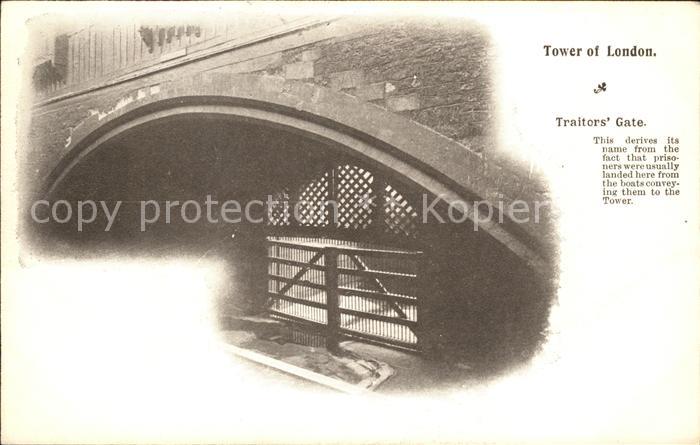 London Tower of London Traitors Gate