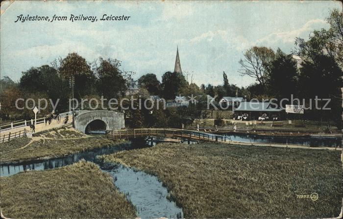 Aylestone Leicester from Railway Bridge