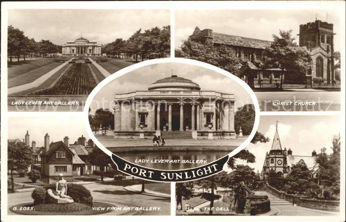 Port Sunlight Lady Lever Art Gallery Christ Church Sculpture the Dell Valentines