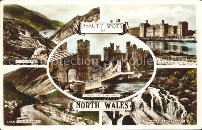 Conwy Beauty Spots of North Wales Conway Castle Bridge Excel Series