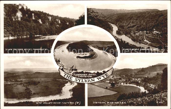 Monmouth Wales Seven Sisters Rock The Sylvan Wye Valley Tidenham Bend Valentine'