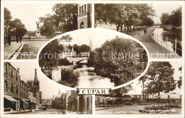 Cupar Fife St Catherine Street War Memorial Crossgate Park Eden Valentine's Post