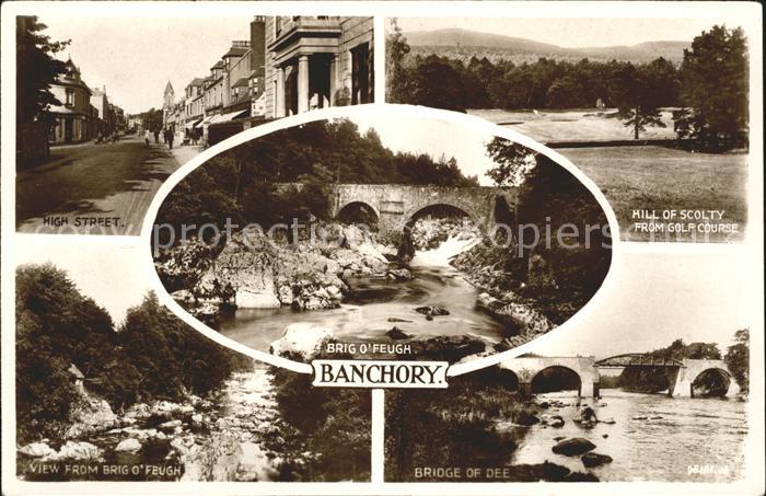 Banchory High Street Hill of Scolty Bridge of Dee Brig O'Feugh Valentine's Post