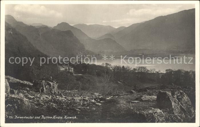 Keswick Derwentwater Lake and Barrow House Mountains