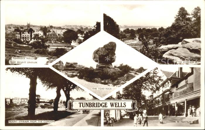 Tunbridge Wells View from Mount Ephraim The Common Ye Pantiles Road Rock Excel S