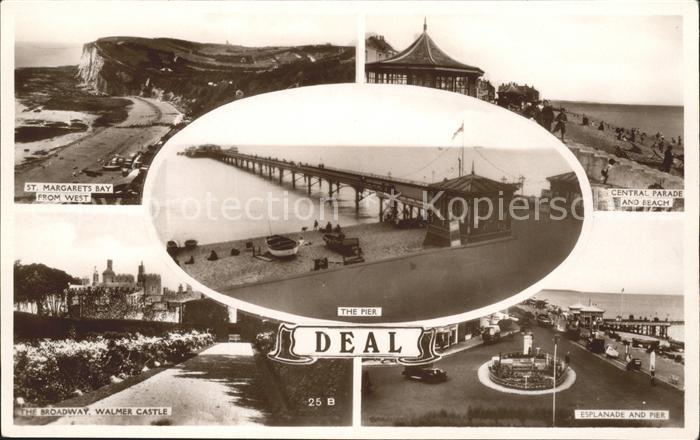 Deal Kent St Margarets Bay Parade Beach Broadway Walmer Castle Esplanade Pier Ex