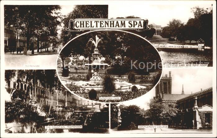 Cheltenham Promenade Pittville Pump Room Fountain Promenade College Sandford Par