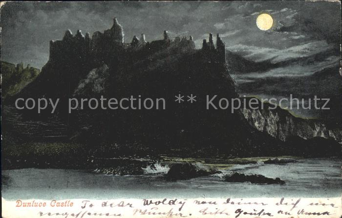 Dunluce Castle Moonlight